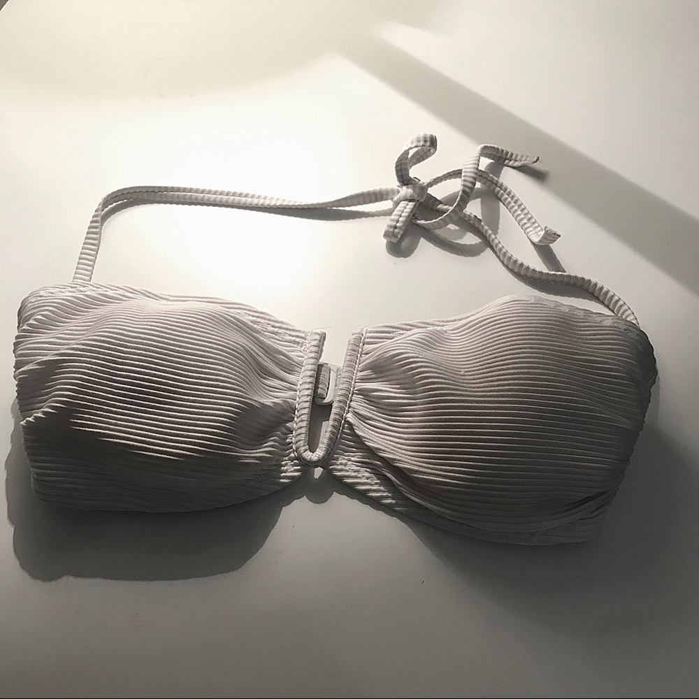 White Old Navy Bikini Top